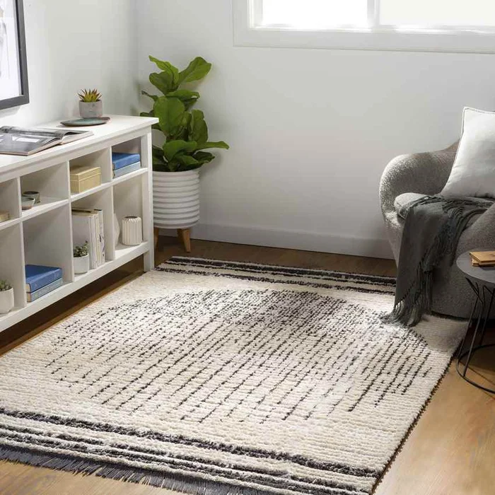 St Charles Modern Cream Area Rug