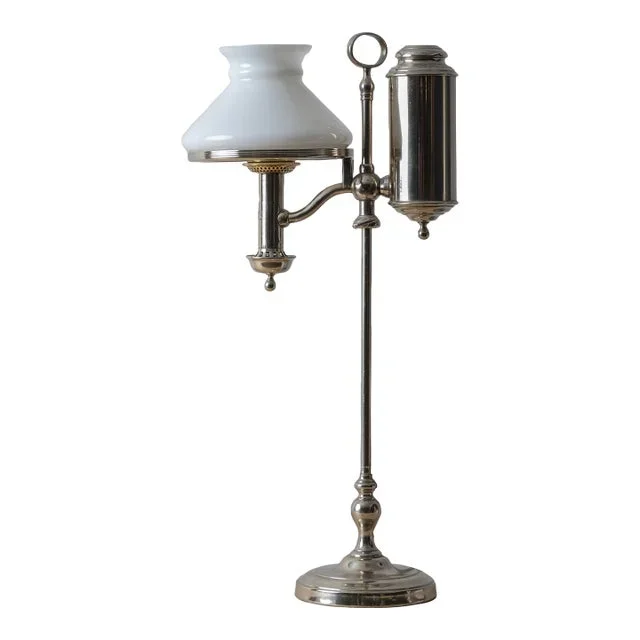 Stobwasser Nickel Plated Student Lamp
