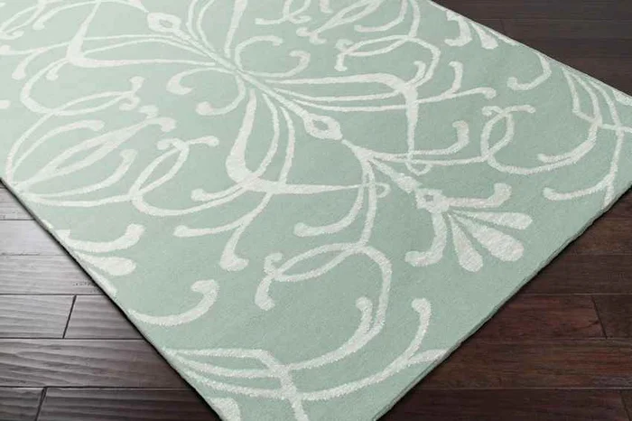 Stockton Modern Moss Area Rug
