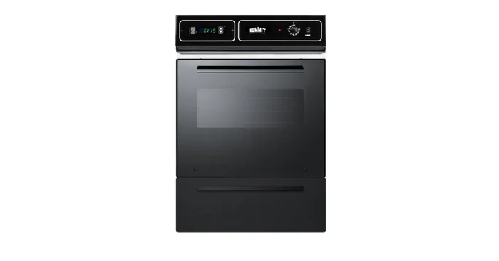 Summit 24 Inch Wide 2.92 Cu. Ft. Electric Single Oven with Digital Clock and Timer Function