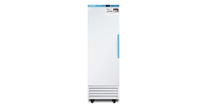 Summit Accucold 24 Inch Wide 9.53 Cu. Ft. Medical Refrigerator with Adjustable Temperature and Microprocessor Control Panel