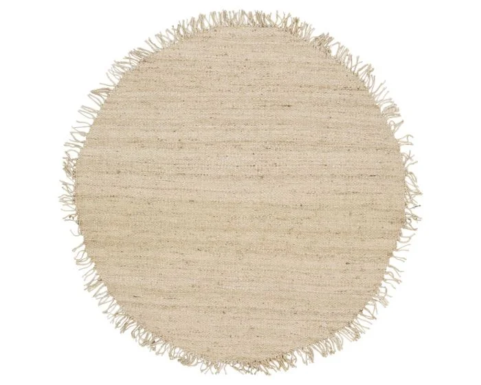 Surya Jute 6′ Round Rug JUTE BLEACH (Dropshippable)