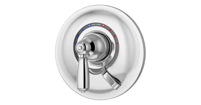 Symmons Allura Single Function Pressure Balanced Valve Trim Only with Double Lever Handle – Less Rough In