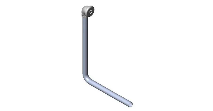 T and S Brass Waste Drain Overflow Kit