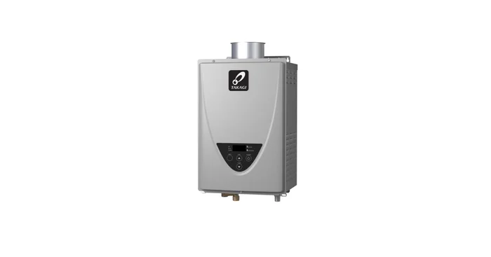 Takagi 8.0 GPM Residential Indoor Natural Gas Tankless Water Heater with 190,000 BTU Input and Concentric Venting from the Simplicity Series