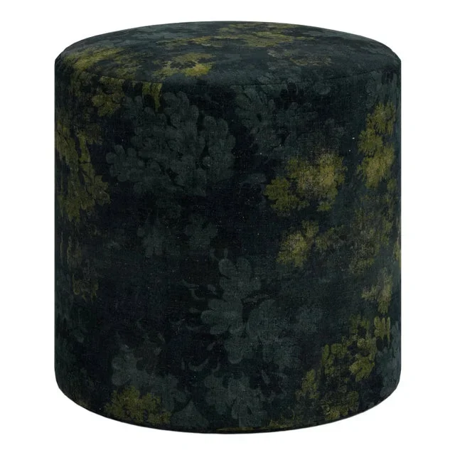 Tambor Ottoman in Verdure Navy