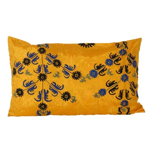 Tashkent Suzani Bedding Pillow Case Made From a 19th Century Suzani