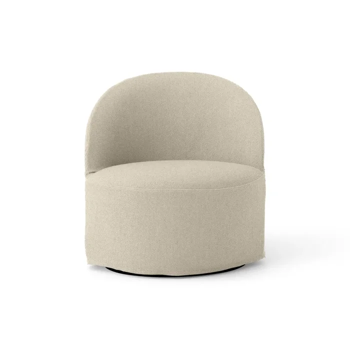 Tearoom Swivel Lounge Chair with Loose Cover