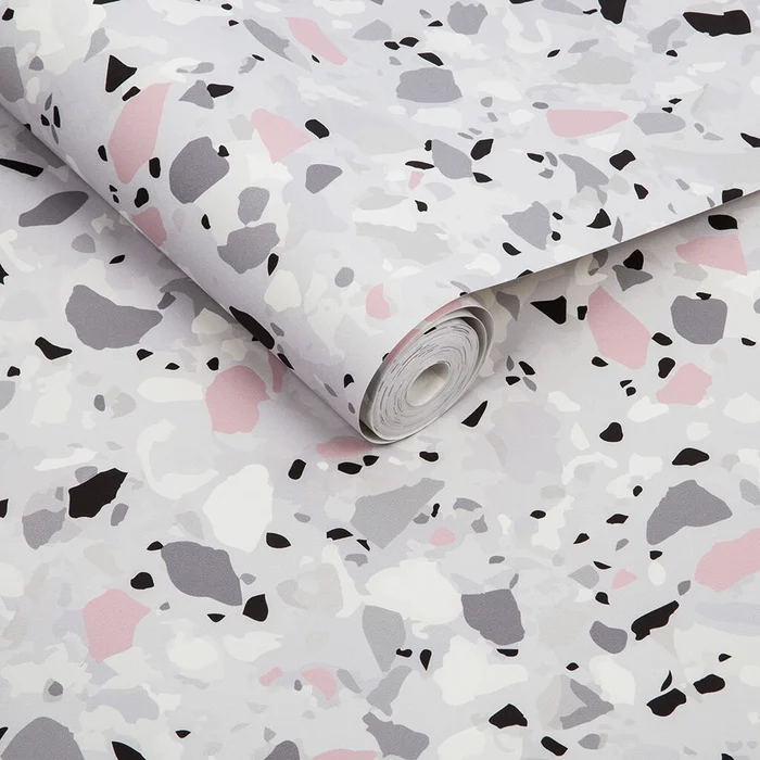 Terrazzo Wallpaper – Pink