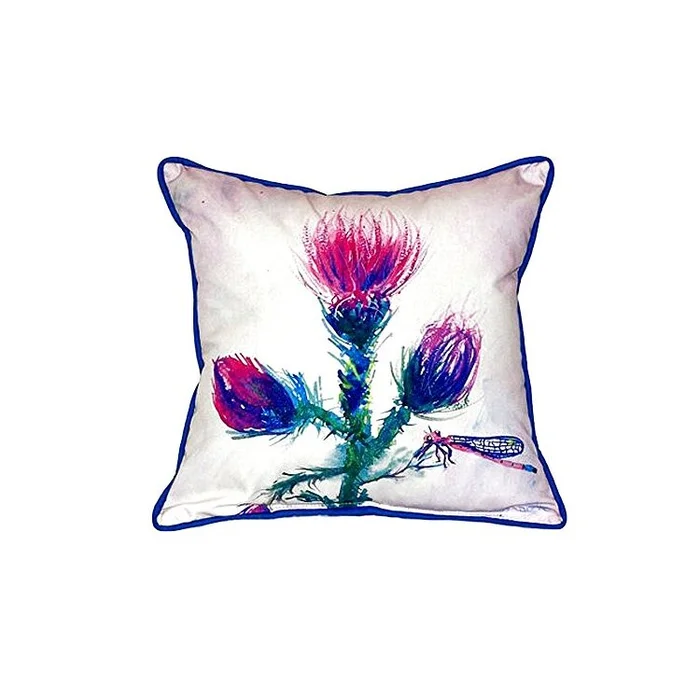 Thistle Small Indoor/Outdoor Pillow 12×12