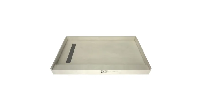 Tile Redi Redi Trench 36″ x 60″ Rectangular Shower Base with Single Threshold and Left Drain