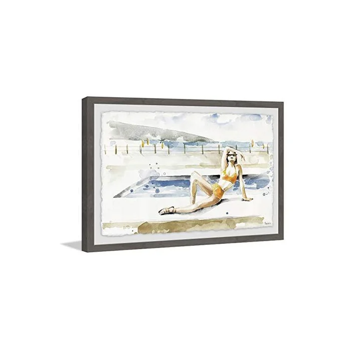 Too Hot This Summer Framed Painting Print