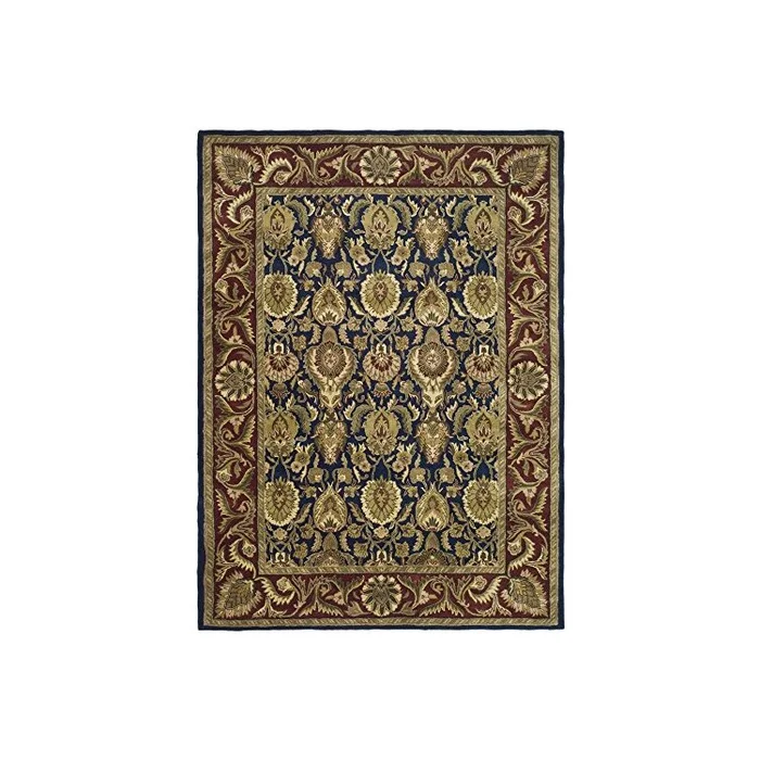 Traditional Rug – Heritage Wool Pile -Blue/Red