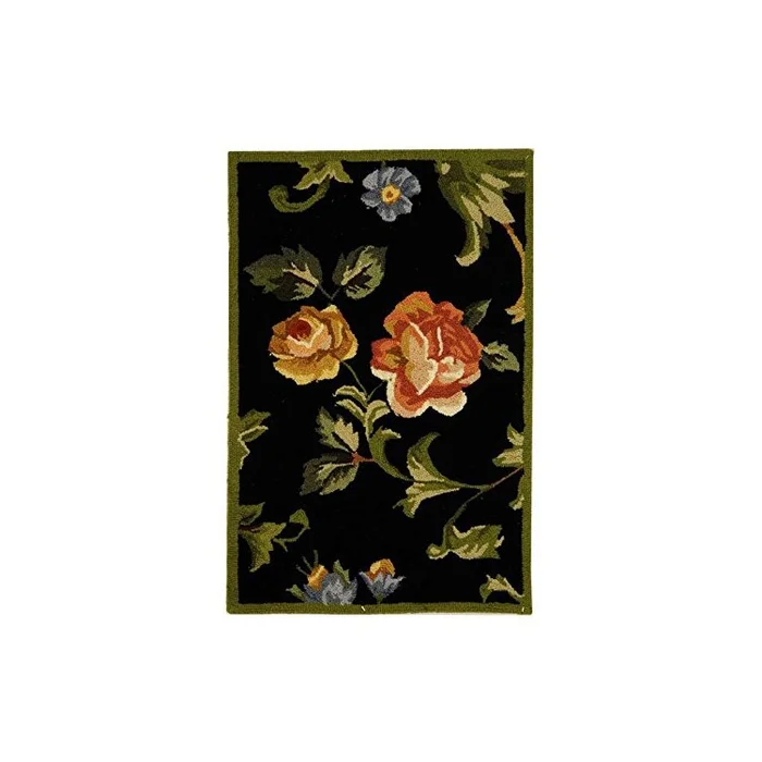 Transitional Rug – Chelsea Wool Pile -Black Style-I