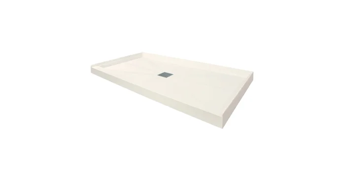 Transolid FL-Series 60″ x 34″ Rectangular Shower Base with Single Threshold and Center Drain