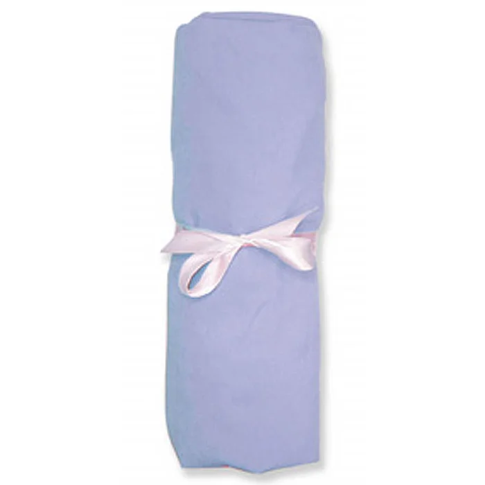 Trend Lab Jersey Knit Blue Fitted Crib Sheet