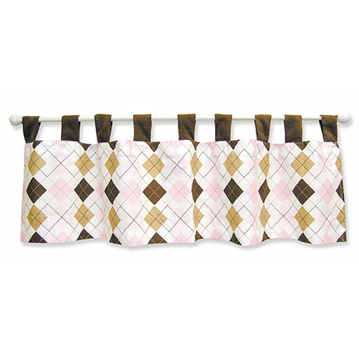 Trend Lab Prep School Pink Window Valance