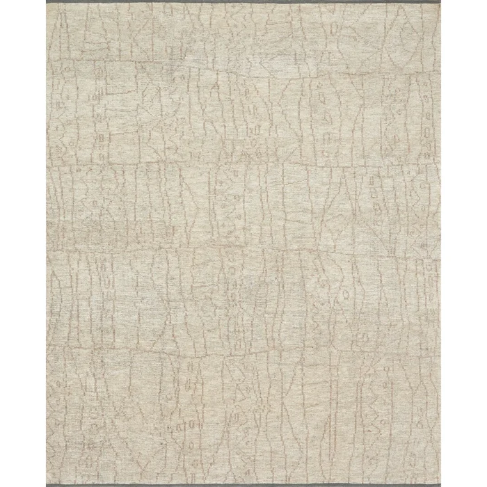 Tribeca Sand/Taupe Hand-Knotted Rug