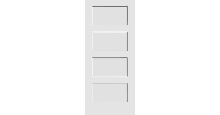 Trimlite 26″ by 80″ Shaker 4-Panel Interior Slab Passage Door