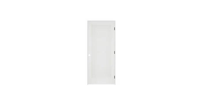 Trimlite 32″ by 80″ 1-Panel Colonial Left Handed Ovolo Edge Interior Prehung Fire Rated Passage Door with Black Hinges and 6 9/16″ Door Jamb – Mill Sill