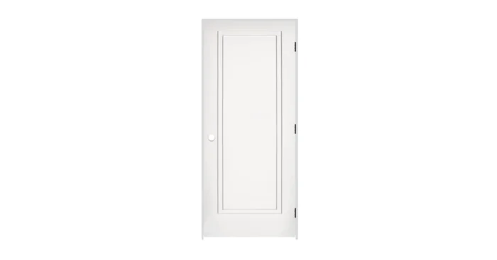 Trimlite 32″ by 80″ 2-Step Shaker 1-Panel Left Handed Interior Pre-Hung Passage Door with Oil Rubbed Bronze Hinges and 7-1/4″ Door Jamb