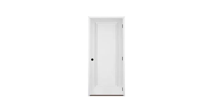 Trimlite 32″ by 80″ 2-Step Shaker Left Handed Interior Prehung Fire Rated Passage Door with Oil Rubbed Bronze Hinges and 6 9/16″ Door Jamb – Bronze Sill
