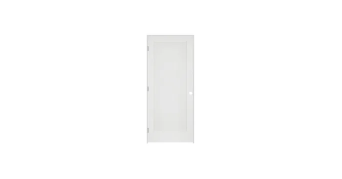 Trimlite 36″ by 80″ 1-Panel Colonial Right Handed Ovolo Edge Prehung Fire Rated Passage Door with Brushed Chrome Hinges and 4 9/16″ Door Jamb – Mill Sill