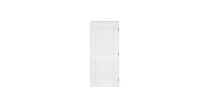 Trimlite 36″ by 80″ 2-Panel Colonial Left Handed Ovolo Edge Interior Prehung Fire Rated Passage Door with Satin Nickel Hinges and 7 1/4″ Door Jamb – Mill Sill