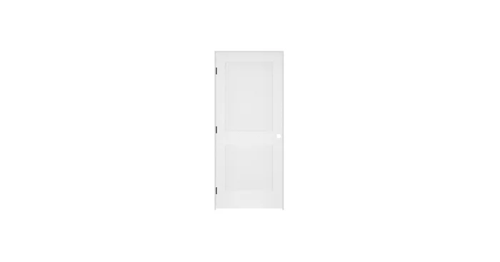 Trimlite 36″ by 80″ 2-Panel Colonial Right Handed Ovolo Edge Prehung Fire Rated Passage Door with Black Hinges and 7 1/4″ Door Jamb – Bronze Sill