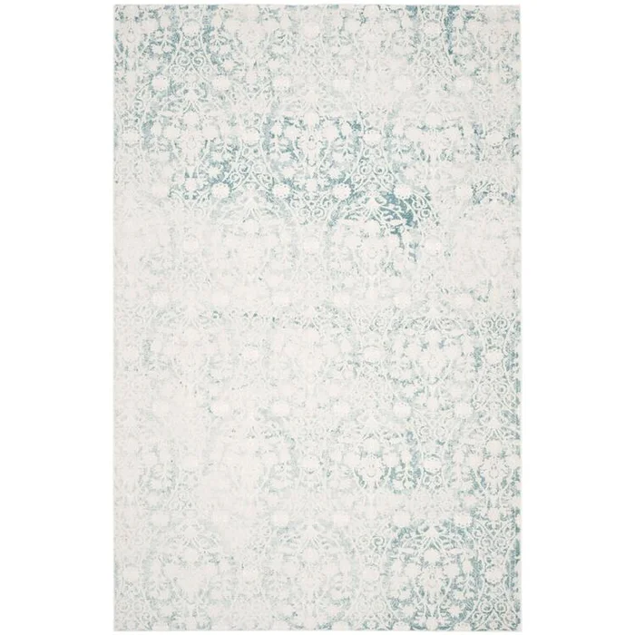 Turquoise Distressed Area Rug 6×9 Large Rectangle Ivory Accent – Safavieh