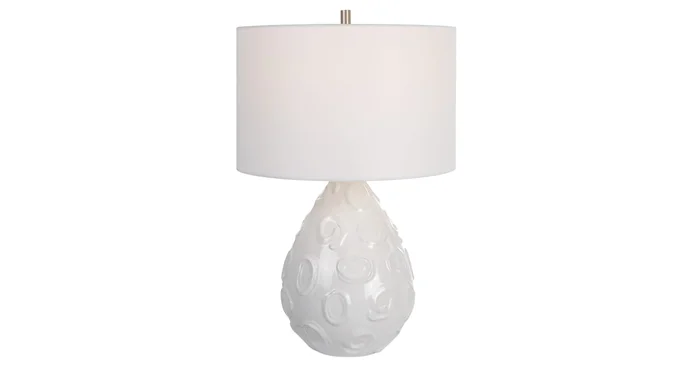 Uttermost Loop 25″ Tall Ceramic Table Lamp