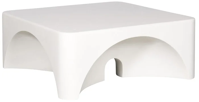 Vanguard Furniture – Dorian Square Cocktail Table – Stone White – P314CS-US