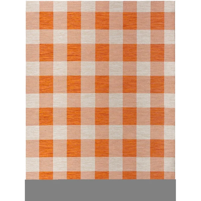 Verena Modern Burnt Orange Area Rug