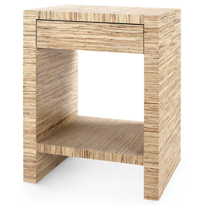 Villa & House Morgan Papyrus 1-Drawer Side Table