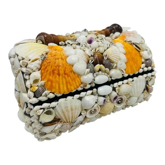 Vintage Domed Shell Box