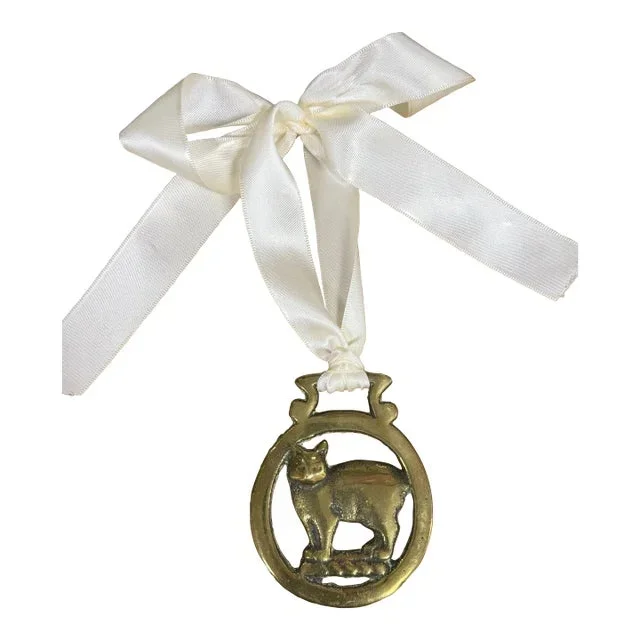 Vintage English Horse Brass Ornament