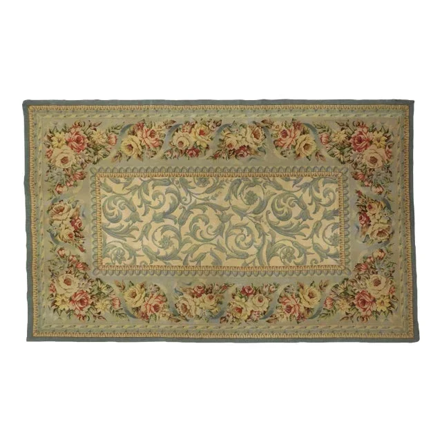 Vintage Hand Made Wool Needlepoint