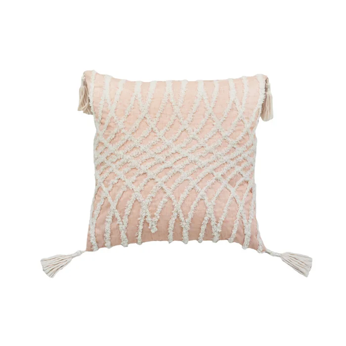Vintage Optical Illusion Decorative Pillow – Cotton Construction & Plush Insert