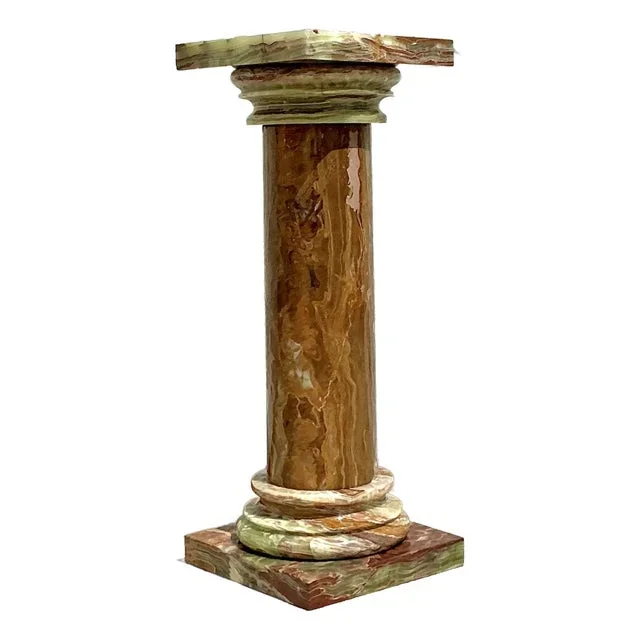 Vintage Regency Onyx Pedestal