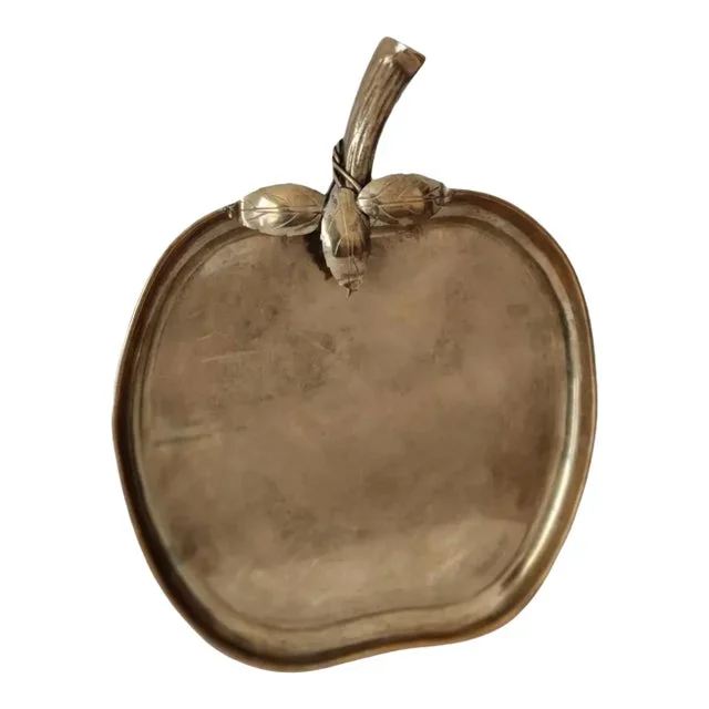 Vintage Sarreid Ltd. Apple Shaped Serving Tray