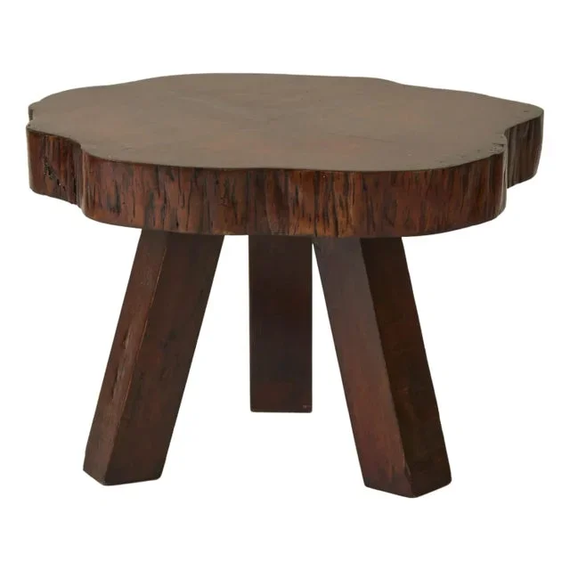Vintage Solid Wood Mid-Century Side Table, 1950’s