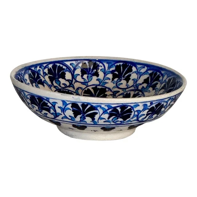 Vintage Turkish Blue and White Dish