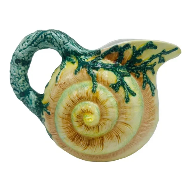 Vintage Vietri Shell Pitcher