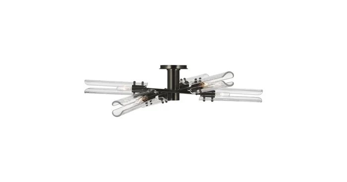 Visual Comfort Casoria 6 Light 28″ Wide Semi-Flush Ceiling Fixture