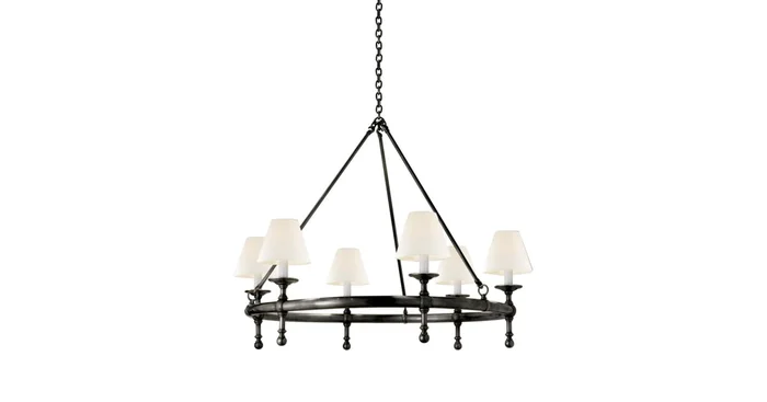 Visual Comfort Classic 6 Light 33″ Wide Chandelier