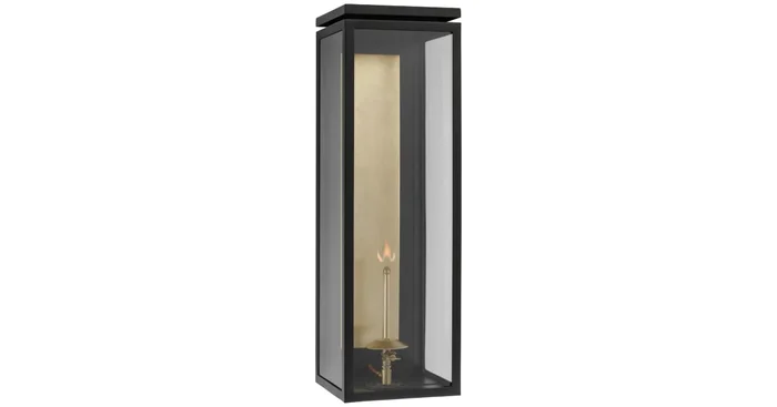 Visual Comfort Fresno 26″ Tall Gas Lantern Wall Sconce