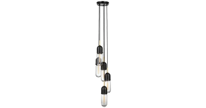 Visual Comfort Junio 5 Light Configurable Multi Light Pendant