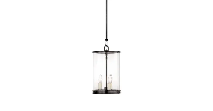 Visual Comfort Modern 3 Light 9″ Wide Mini Pendant