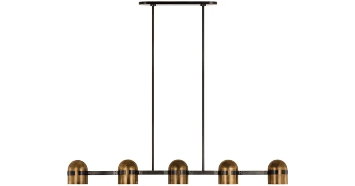 Visual Comfort Octavia 62″ Wide LED Linear Chandelier