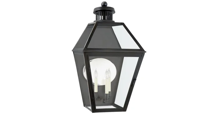 Visual Comfort Stratford 3 Light 33″ Tall Wall Sconce